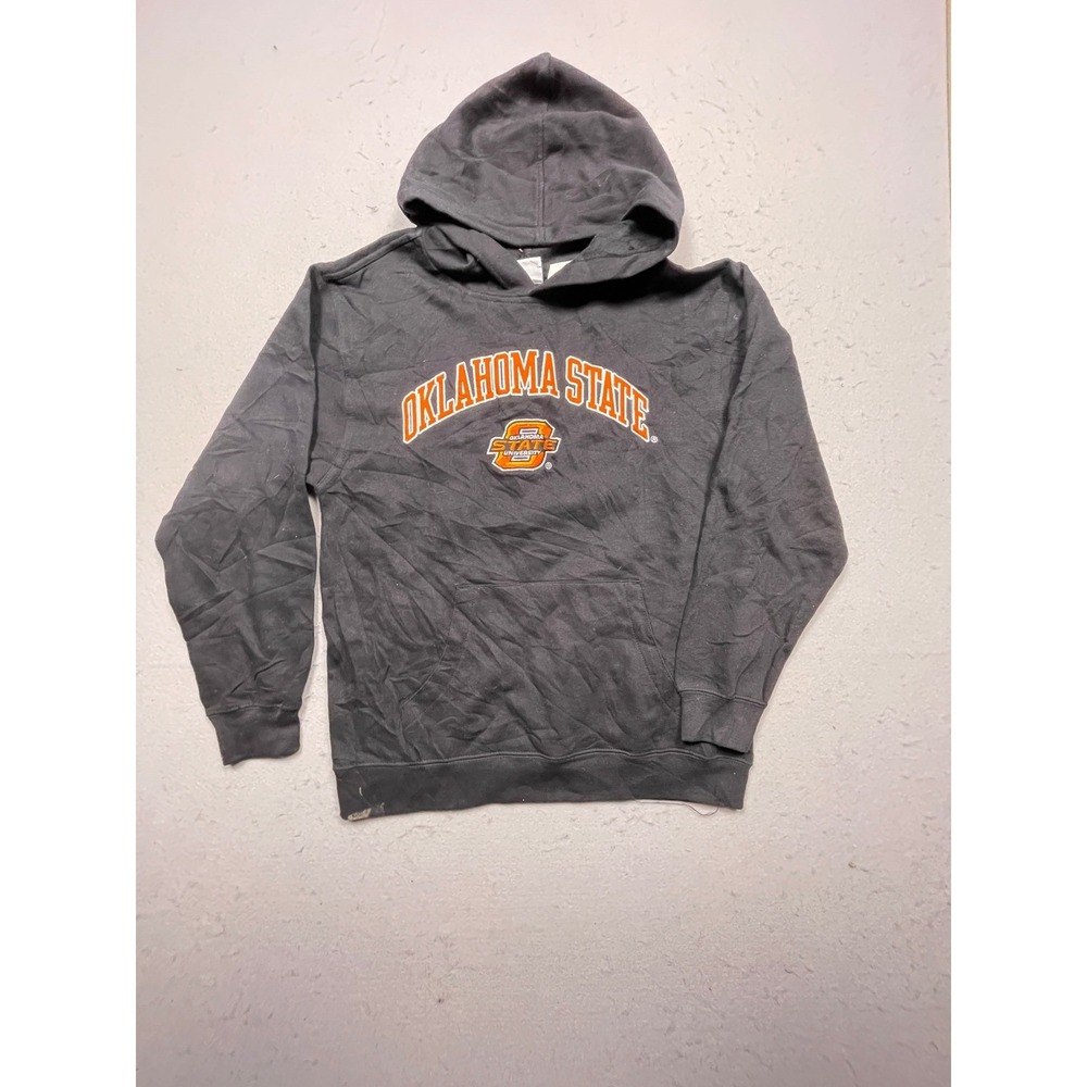 Outerstuff NCAA Oklahoma State Hoodie Youth XL Black Cotton Blend Good